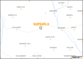 map of Dursunlu