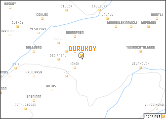 map of Duruköy