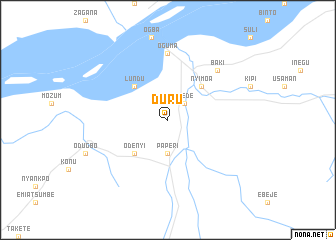 map of Duru