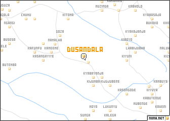 map of Dusandala