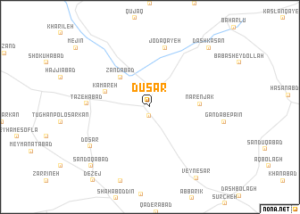 map of Dūsar