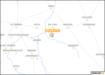 map of Dusawa