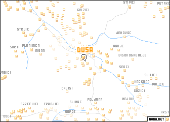 map of Duša