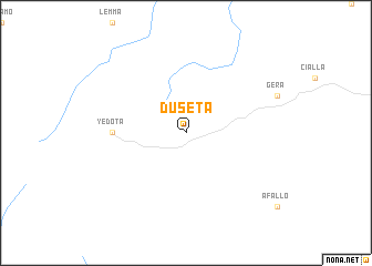map of Duseta