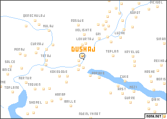 map of Dushaj