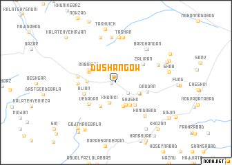 map of Dūshangow