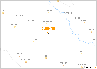 map of Dushan