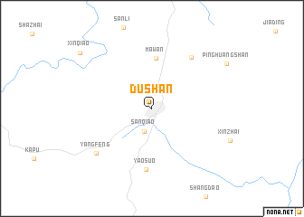 map of Dushan