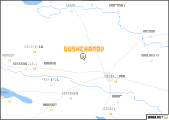 map of Dushchanov