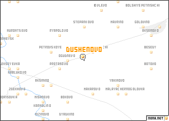 map of Dushenovo