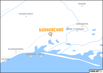 map of Dushkachan