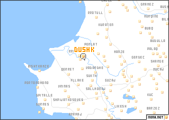 map of Dushk