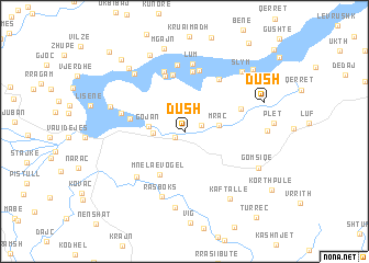 map of Dush