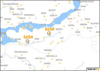 map of Dush