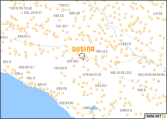 map of Dusina