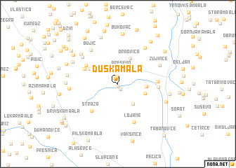 map of Duška Mala