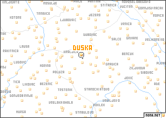 map of Duška