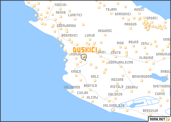 map of Duškići