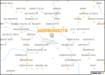map of Dusnokpuszta