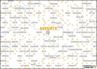 map of Dussinte