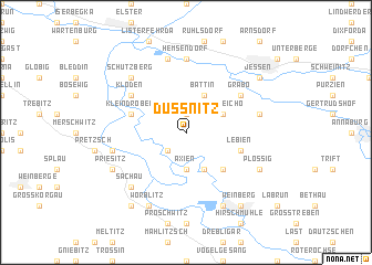 map of Düßnitz