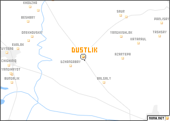 map of Dustlik