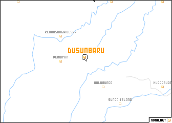 map of Dusunbaru