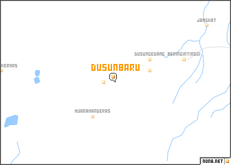 map of Dusunbaru