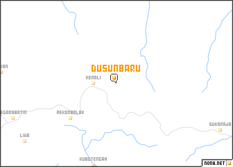 map of Dusunbaru