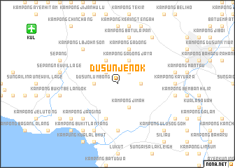 map of Dusun Jenok