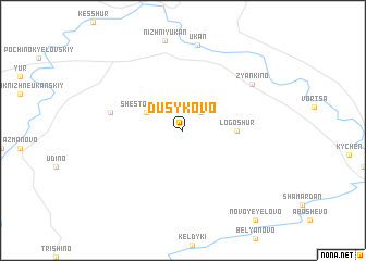 map of Dusykovo