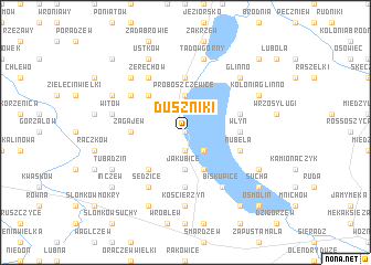 map of Duszniki