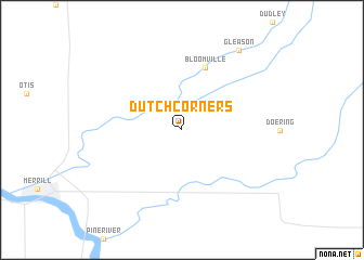 map of Dutch Corners