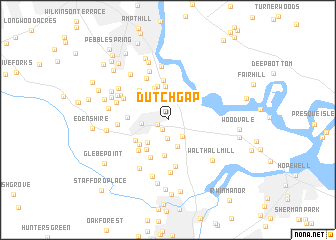 map of Dutch Gap