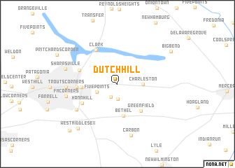 map of Dutch Hill