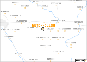 map of Dutch Hollow