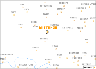 map of Dutchman