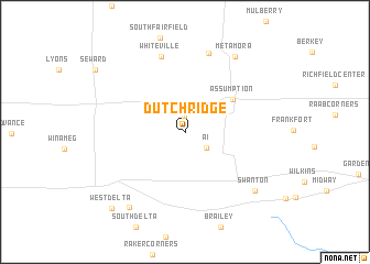 map of Dutch Ridge