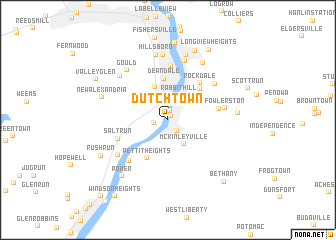 map of Dutch Town