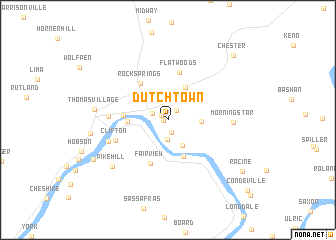 map of Dutchtown