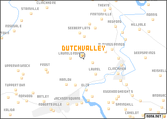 map of Dutch Valley