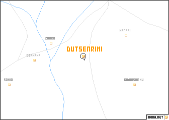 map of Dutsen Rimi