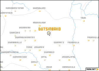map of Dutsin Bako