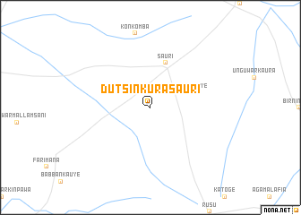 map of Dutsin Kura Sauri