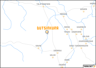 map of Dutsin Kura