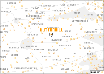 map of Dutton Mill