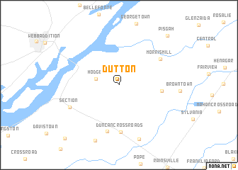 map of Dutton