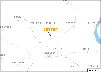 map of Dutton