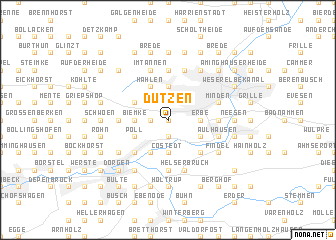 map of Dützen