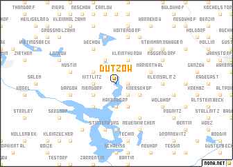 map of Dutzow